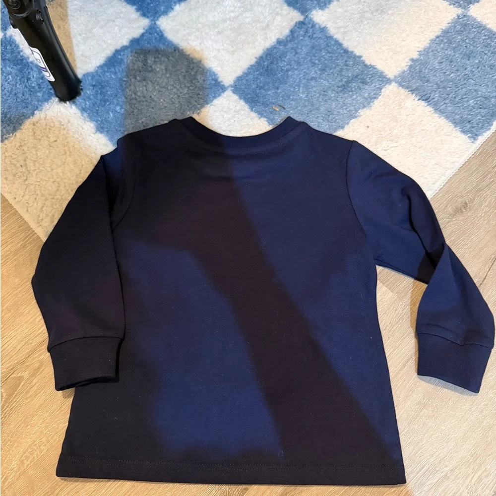 NWT Ralph Lauren Polo boys ' Navy Long-Sleeve Graphic Tee